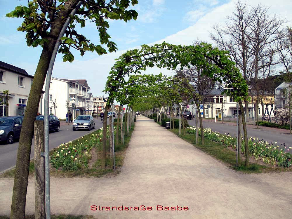 Strandstrasse in Baabe 